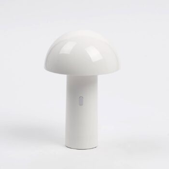 Aluminor Capsule stolná LED lampa, mobilná, biela