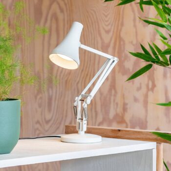 Anglepoise 90 Mini Mini LED stolná lampa USB biela