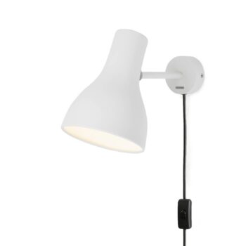 Anglepoise Type 75 nástenné svietidlo s konektorom, biele