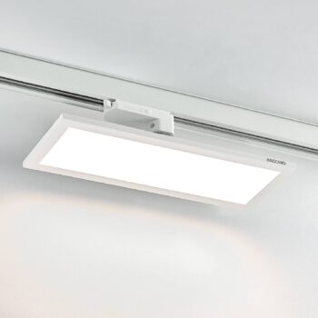 Arcchio Hairis 3-fázový LED panel biely 4000 K