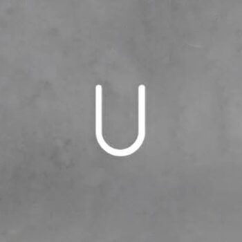 Artemide Abeceda svetla nástenné veľké písmeno U