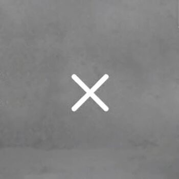 Artemide Alphabet of Light malé písmeno na stenu x