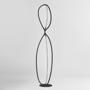 Artemide Arrival stojaca LED lampa app čierna