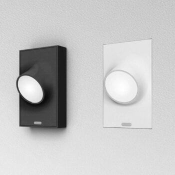 Artemide Ciclope LED vonkajšie nástenné svietidlo, antracitová farba