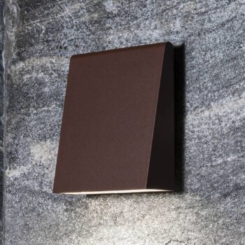 Artemide Cuneo LED vonkajšie nástenné svietidlo, hrdzavé