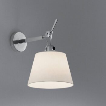 Artemide Tolomeo 18 Diffusore dizajnové nástenné svetlo, biele/hliníkové
