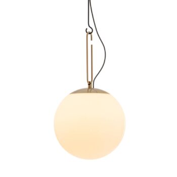 Artemide nh sklenená závesná lampa, Ø 35 cm