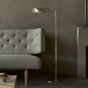 Audo Wing stojacia lampa, hliník