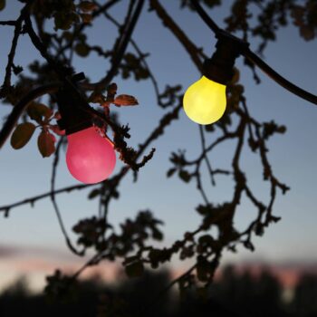 B22 0,9 W LED žiarovka, červená