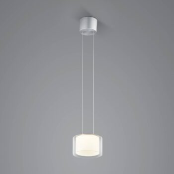 BANKAMP Grand Clear LED závesné svetlo, 1fl, Ø 20 cm