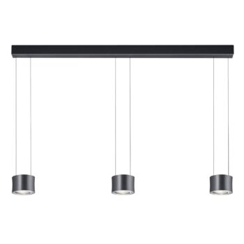 BANKAMP Impulse závesné 3-svetelné stmievanie do teplej antracitovej farby