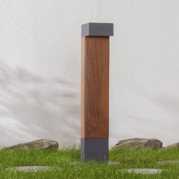 BEGA 84498 chodníkové LED, grafit, hranatá hlava