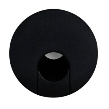 BRUMBERG Wall Kit68 vpadnuté, okrúhle, čierna