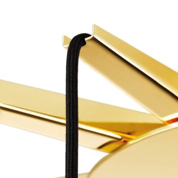 Baldachýn Flash Your Lamps, zlatý, 8-ramenný, prispôsobiteľný