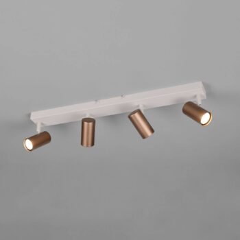 Bodové svetlá Taryn, hnedá, dĺžka 62 cm, 4-pl., GU10