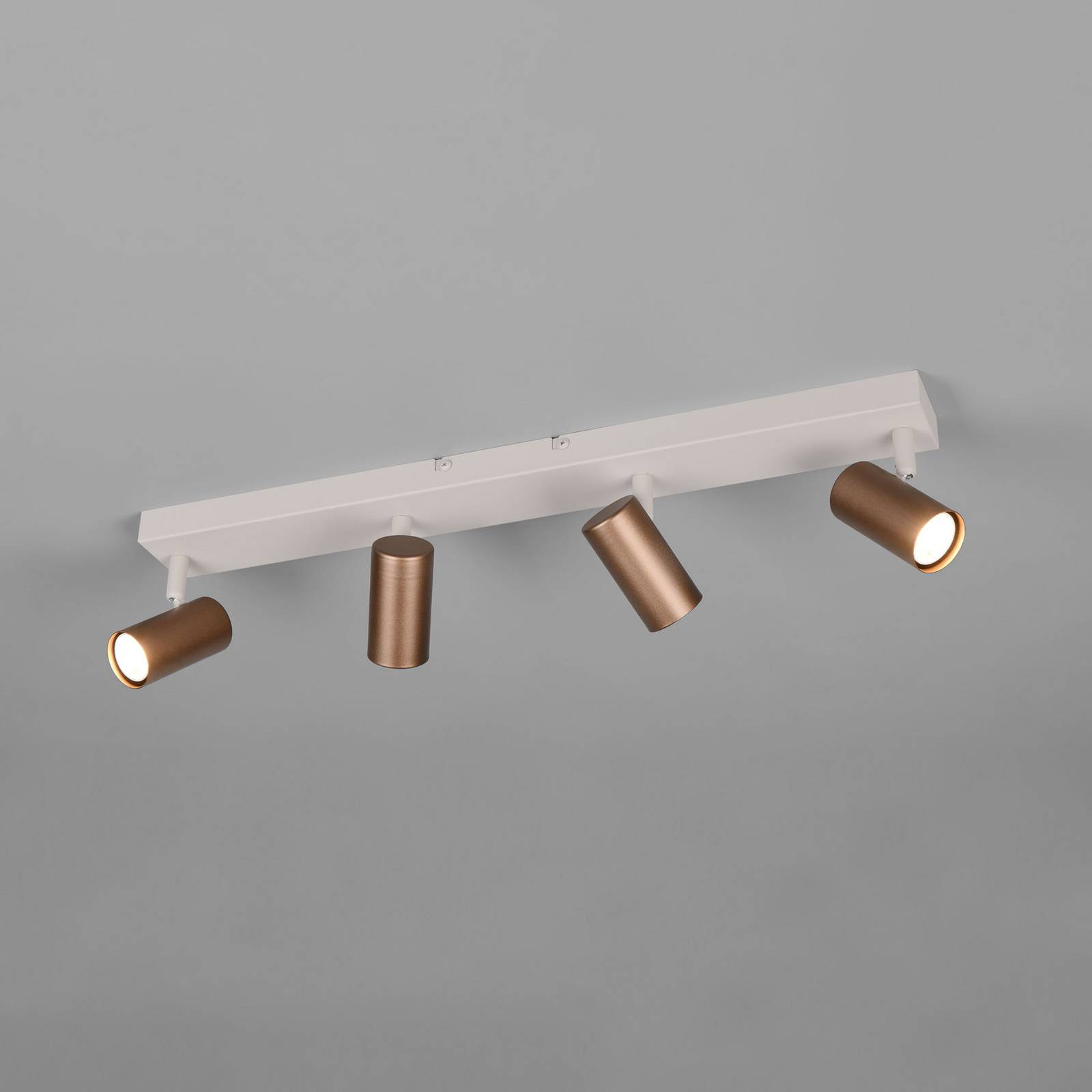 Bodové svetlá Taryn, hnedá, dĺžka 62 cm, 4-pl., GU10 Bodové svetlá Taryn, hnedá, dĺžka 62 cm, 4-pl., GU10