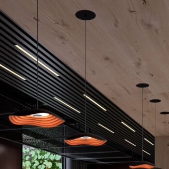 Bover LED závesné svietidlo Valentina S24, čierna/medená