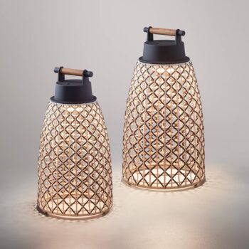 Bover Nans M/41/R Stolová lampa na akumulátor pre vonkajšie použitie hnedá