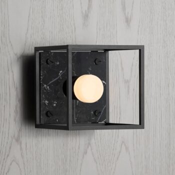 Buster + Punch Caged Wall small mramor čierna