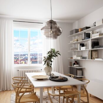 By Rydéns Dolores závesné svietidlo Ø 30 cm dymovo sivá