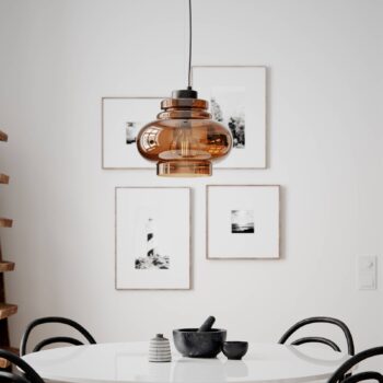 By Rydéns Dolores závesné svietidlo Ø 30 cm koňaková