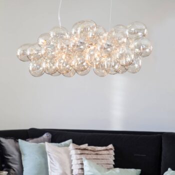 By Rydéns Gross Bar závesná lampa, jantár