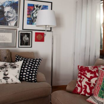 By Rydéns Orlando Stojacia lampa na citanie chróm/biela