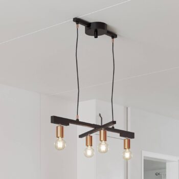 By Rydéns Zeona svietidlo, pieskovo-čierna, 4-pl.