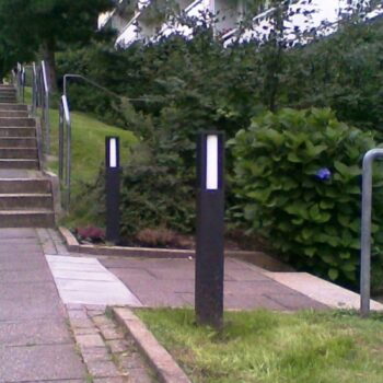 Chodníkové svietidlo 285, čierne