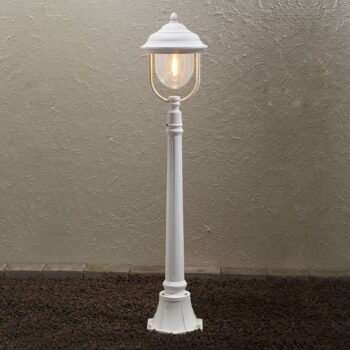 Chodníkové svietidlo Parma, biele