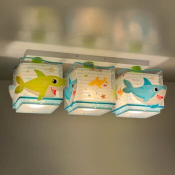 Dalber Little Shark stropné svetlo motív mora 3-pl