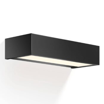 Decor Walther Box LED svetlo čierne 2700 K 25 cm