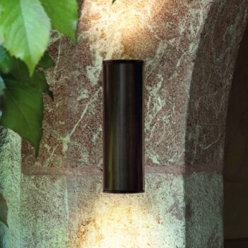 Dvoj-plameňové vonkajšie nástenné LED svetlo Riga