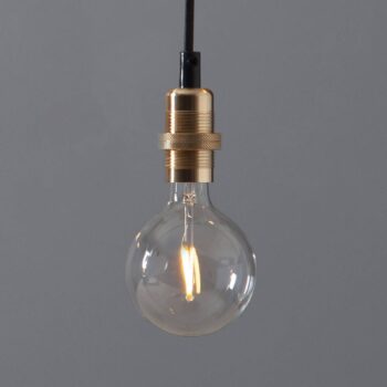 E14 objímka Fade s káblom, meď