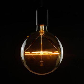 E27 5W LED žiarovka Ø15cm vintage gold 1 900K