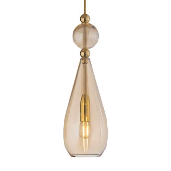 EBB & FLOW Smykke M Závesné svietidlo zlatá zlatá-dymová
