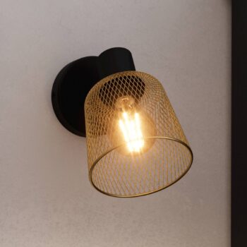 EGLO Coslada nástenné bodové svetlá, čierna/mosadz