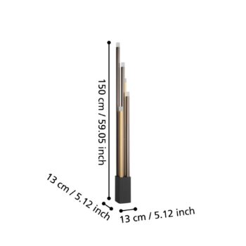 EGLO Stars of Light LED stojacia lampa Estanterios, 5-pl.