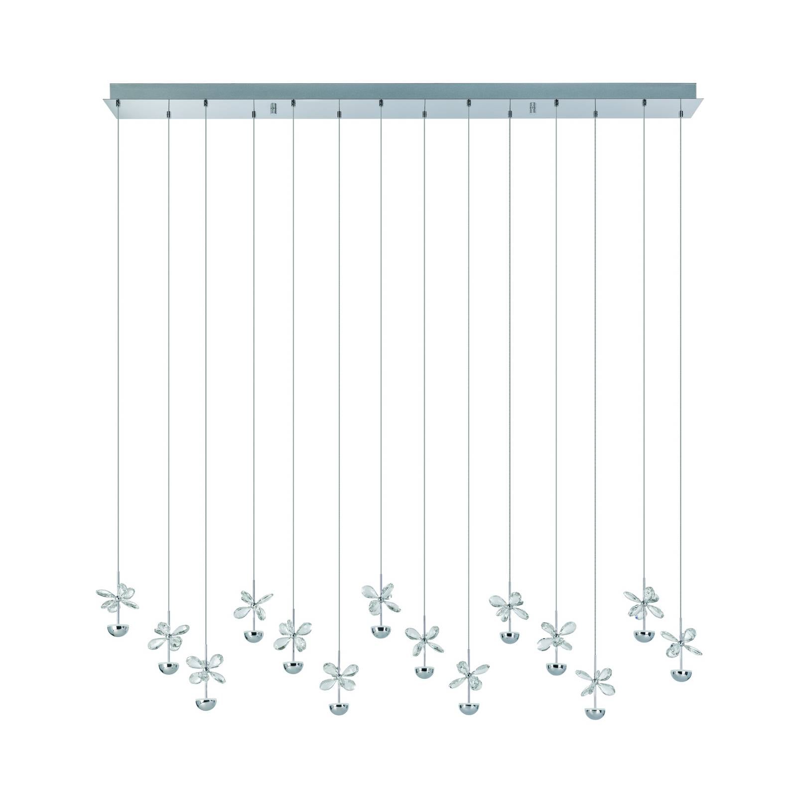 EGLO Stars of Light Závesné svietidlo Pianopoli, chróm Dĺžka 140 cm EGLO Stars of Light Závesné svietidlo Pianopoli, chróm Dĺžka 140 cm
