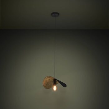 EGLO Stars of Light závesné svietidlo Saceda 41 cm dlhé čierna/zlatá