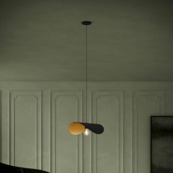 EGLO Stars of Light závesné svietidlo Saceda 53 cm dlhé čierne/zlaté