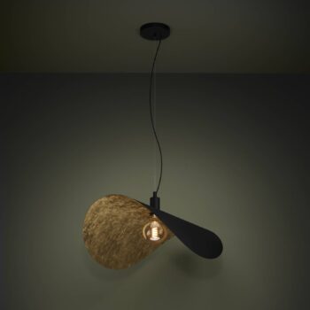 EGLO Stars of Light závesné svietidlo Saceda 80 cm dlhé čierna/zlatá