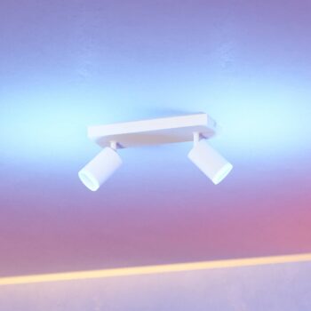 EGLO connect Smart LED bodové svetlá Melitello-Z, 2-pl., biele