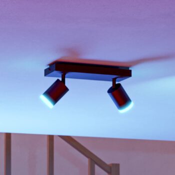 EGLO connect Smart LED bodové svetlá Melitello-Z, 2-pl., čierne