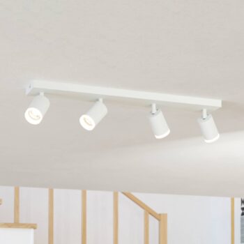 EGLO connect Smart-LED-bodové svetlá Melitello-Z, 4-pl., biela