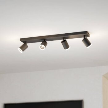 EGLO connect Smart LED bodové svetlá Melitello-Z, 4-pl., čierne