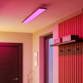 EGLO connect stropné LED svetlo Moradillo-Z, čierne, 14 cm