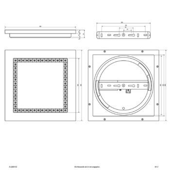 EVN ALQ LED panel biely 15W 30x30cm 3000K