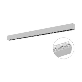 EVN Munus, downlight, 4 000 K, strieborná