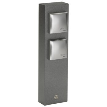 Eddi zásuvkový stĺp s dvojitou zásuvkou IP44